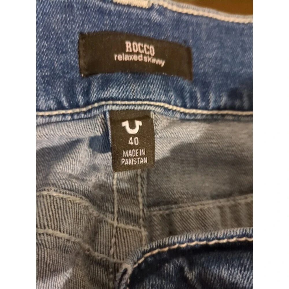 True Religion Rocco Blue Jeans 40 Relaxed Skinny
